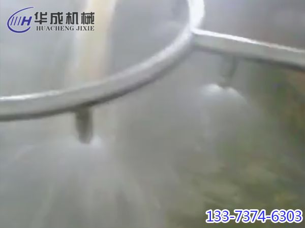 小麥淀粉漿液過濾現場